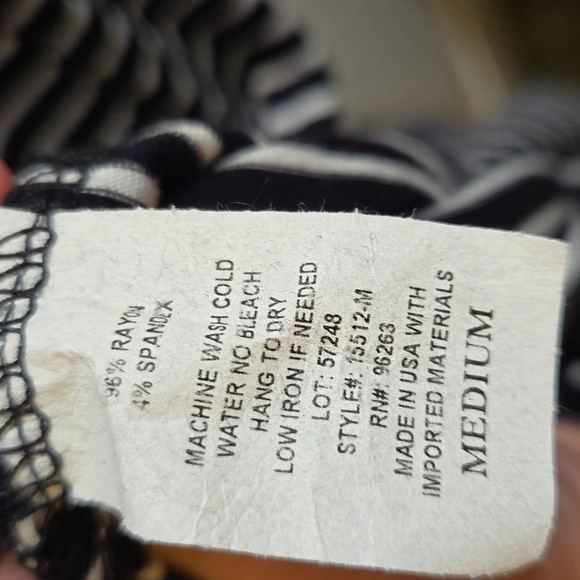 Tiffany & Grey Short Sleeve Striped Dress - Picture 4 of 4